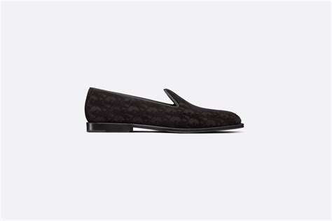 Dior Timeless Loafer Black Dior Oblique Velvet